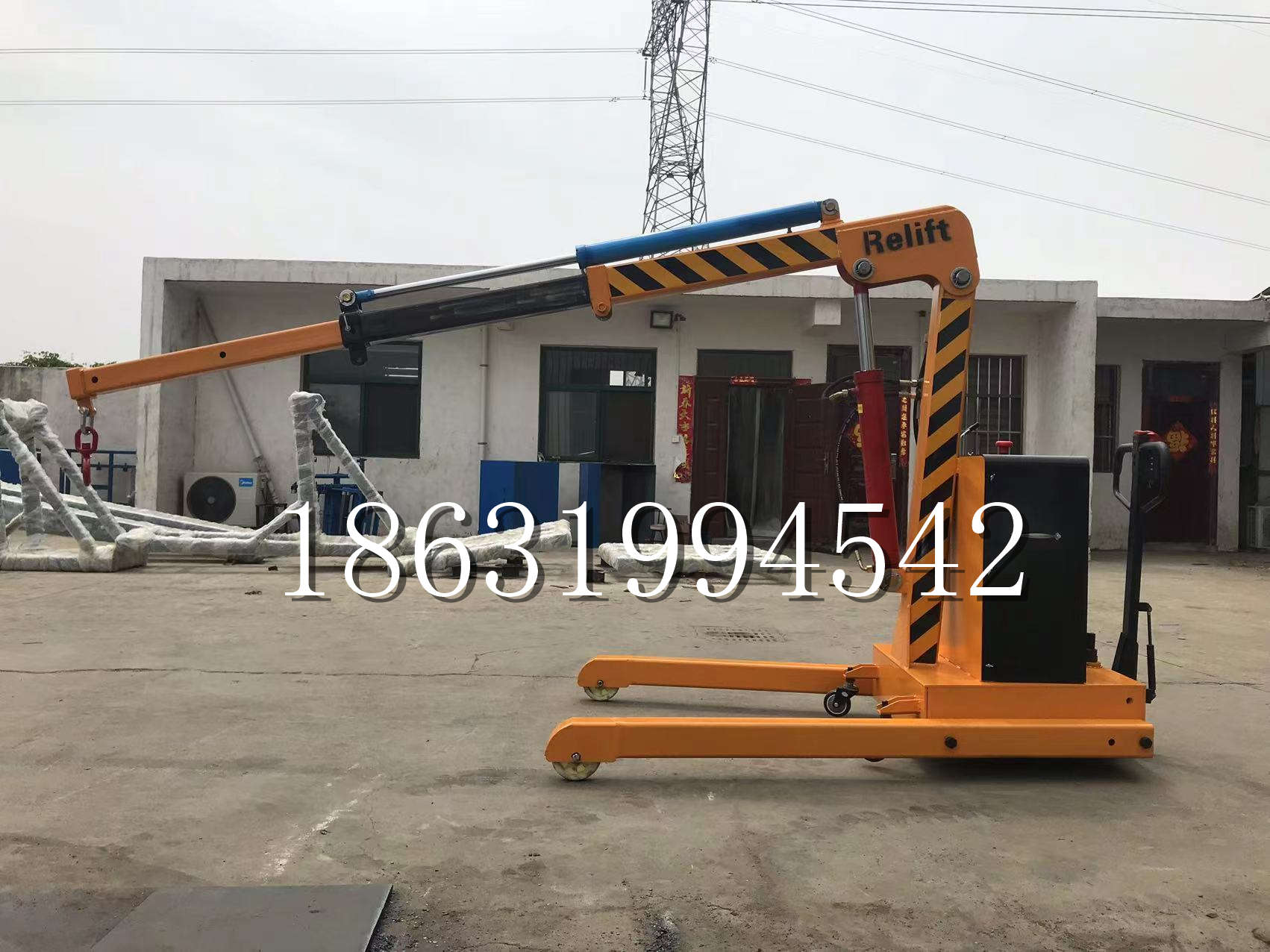 新庄区久征定做3吨三轮随车吊 农用园林绿化移树吊 平板工程用小吊机